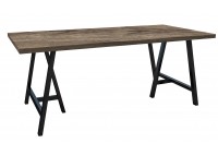 ΤΡΑΠΕΖΙ ΜΕ ΜΕΤΑΛΛΙΚΗ ΒΑΣΗ ΜΑΥΡΗ