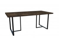 ΤΡΑΠΕΖΙ ΜΕ ΜΕΤΑΛΛΙΚΗ ΒΑΣΗ ΜΑΥΡΗ