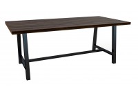 ΤΡΑΠΕΖΙ ΜΕ ΜΕΤΑΛΛΙΚΗ ΒΑΣΗ ΜΑΥΡΗ