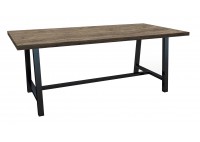 ΤΡΑΠΕΖΙ ΜΕ ΜΕΤΑΛΛΙΚΗ ΒΑΣΗ ΜΑΥΡΗ