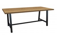 ΤΡΑΠΕΖΙ ΜΕ ΜΕΤΑΛΛΙΚΗ ΒΑΣΗ ΜΑΥΡΗ