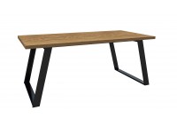 ΤΡΑΠΕΖΙ ΜΕ ΜΕΤΑΛΛΙΚΗ ΒΑΣΗ ΜΑΥΡΗ