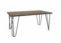 ΤΡΑΠΕΖΙ ΜΕ ΜΕΤΑΛΛΙΚΗ ΒΑΣΗ ΜΑΥΡΗ