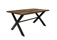 ΤΡΑΠΕΖΙ ΜΕ ΜΕΤΑΛΛΙΚΗ ΒΑΣΗ ΜΑΥΡΗ