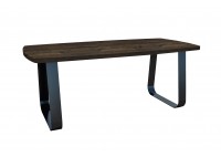 ΤΡΑΠΕΖΙ ΜΕ ΜΕΤΑΛΛΙΚΗ ΒΑΣΗ ΜΑΥΡΗ