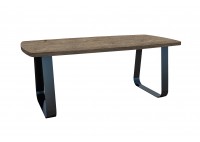 ΤΡΑΠΕΖΙ ΜΕ ΜΕΤΑΛΛΙΚΗ ΒΑΣΗ ΜΑΥΡΗ