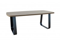 ΤΡΑΠΕΖΙ ΜΕ ΜΕΤΑΛΛΙΚΗ ΒΑΣΗ ΜΑΥΡΗ