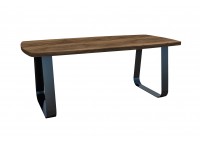 ΤΡΑΠΕΖΙ ΜΕ ΜΕΤΑΛΛΙΚΗ ΒΑΣΗ ΜΑΥΡΗ