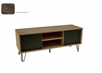 ΕΠΙΠΛΟ ΤΗΛΕΟΡΑΣΗΣ ΜΕ ΜΕΤΑΛΛΙΚΑ ΠΟΔΙΑ ΜΑΥΡΑ