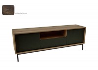 ΕΠΙΠΛΟ ΤΗΛΕΟΡΑΣΗΣ ΜΕ ΜΕΤΑΛΛΙΚΑ ΠΟΔΙΑ ΜΑΥΡΑ