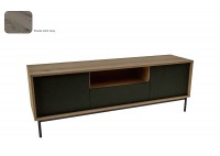 ΕΠΙΠΛΟ ΤΗΛΕΟΡΑΣΗΣ ΜΕ ΜΕΤΑΛΛΙΚΑ ΠΟΔΙΑ ΜΑΥΡΑ