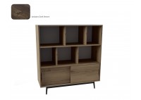 ΒΙΒΛΙΟΘΗΚΗ ΜΕ 2 ΣΥΡΟΜΕΝΑ ΠΟΡΤΑΚΙΑ