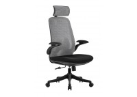 ΠΟΛΥΘΡΟΝΑ ΓΡΑΦΕΙΟΥ ΜΑΥΡΗ - ΓΚΡΙ MESH