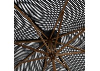 ΟΜΠΡΕΛΑ ΞΥΛΙΝΗ ΠΛΕΚΤΟ ΜΑΚΡΑΜΕ ΜΑΥΡΟ