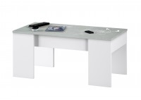 ΤΡΑΠΕΖΑΚΙ ΣΑΛΟΝΙΟΥ CEMENT - ΛΕΥΚΟ ΜΕ ΣΕΡΒΙΤΟΡΟ