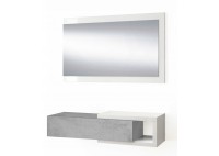 ΕΠΙΠΛΟ ΕΙΣΟΔΟΥ CEMENT - ΛΕΥΚΟ ΜΕ ΚΑΘΡΕΠΤΗ