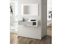 ΕΠΙΠΛΟ ΕΙΣΟΔΟΥ CEMENT - ΛΕΥΚΟ ΜΕ ΚΑΘΡΕΠΤΗ