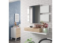 ΕΠΙΠΛΟ ΕΙΣΟΔΟΥ SONOMA - ΛΕΥΚΟ ΜΕ ΚΑΘΡΕΠΤΗ