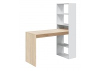 ΓΡΑΦΕΙΟ ΜΕ ΒΙΒΛΙΟΘΗΚΗ ΛΕΥΚΟ - SONOMA