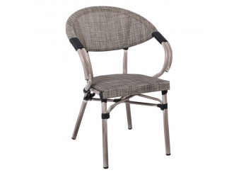 ΠΟΛΥΘΡΟΝΑ ΑΛΟΥΜΙΝΙΟΥ ANTIQUE GREY - TEXTILENE ΜΠΕΖ