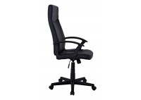 ΠΟΛΥΘΡΟΝΑ ΓΡΑΦΕΙΟΥ ΔΕΡΜΑΤΙΝΗ ΜΑΥΡΗ PU