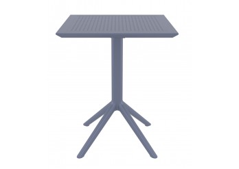 ΤΡΑΠΕΖΙ ΠΤΥΣΣΟΜΕΝΟ ΠΟΛΥΠΡΟΠΥΛΕΝΙΟΥ DARK GREY