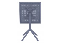 ΤΡΑΠΕΖΙ ΠΤΥΣΣΟΜΕΝΟ ΠΟΛΥΠΡΟΠΥΛΕΝΙΟΥ DARK GREY