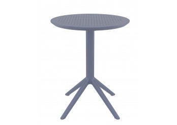 ΤΡΑΠΕΖΙ ΠΤΥΣΣΟΜΕΝΟ ΠΟΛΥΠΡΟΠΥΛΕΝΙΟΥ DARK GREY