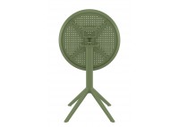 ΤΡΑΠΕΖΙ ΠΤΥΣΣΟΜΕΝΟ ΠΟΛΥΠΡΟΠΥΛΕΝΙΟΥ OLIVE GREEN