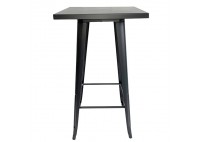 ΤΡΑΠΕΖΙ BAR ΜΕΤΑΛΛΙΚΟ ΜΑΥΡΟ