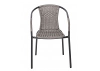 ΠΟΛΥΘΡΟΝΑ ΜΕΤΑΛΛΙΚΗ ΑΝΘΡΑΚΙ - WICKER MIXED GREY