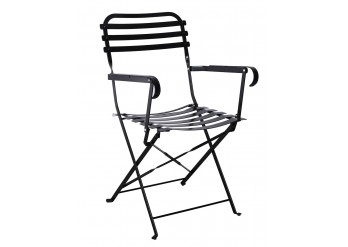 ΚΑΡΕΚΛΑ ΜΕΤΑΛΛΙΚΗ ΠΤΥΣΣΟΜΕΝΗ ΜΑΥΡΗ