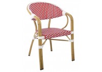 ΠΟΛΥΘΡΟΝΑ ΑΛΟΥΜΙΝΙΟΥ ΦΥΣΙΚΟ - WICKER ΑΣΠΡΟ - ΚΟΚΚΙΝΟ