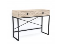 ΚΟΝΣΟΛΑ SONOMA ΜΕ ΒΑΣΗ ΜΑΥΡΗ