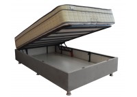 ΥΠΟΣΤΡΩΜΑ - ΒΑΣΗ ΚΡΕΒΑΤΙΟΥ ΜΕ ΑΠΟΘΗΚΕΥΤΙΚΟ ΧΩΡΟ ΥΦΑΣΜΑ ΓΚΡΙ ΓΙΑ ΣΤΡΩΜΑ 120Χ200