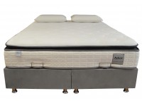 ΥΠΟΣΤΡΩΜΑ - ΒΑΣΗ ΚΡΕΒΑΤΙΟΥ ΜΕ ΑΠΟΘΗΚΕΥΤΙΚΟ ΧΩΡΟ ΥΦΑΣΜΑ ΓΚΡΙ ΓΙΑ ΣΤΡΩΜΑ 140Χ200