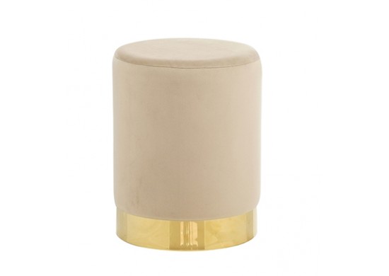 ΣΚΑΜΠΩ ΧΡΥΣΟ - ΥΦΑΣΜΑ VELVET ΜΠΕΖ