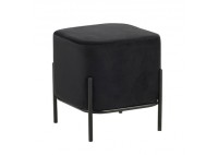 ΣΚΑΜΠΩ ΥΦΑΣΜΑ VELVET ΜΑΥΡΟ ΜΕ ΜΕΤΑΛΛΙΚΟ ΣΚΕΛΕΤΟ