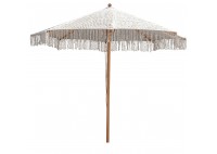 ΟΜΠΡΕΛΑ ΞΥΛΙΝΗ ΠΛΕΚΤΟ ΜΑΚΡΑΜΕ ΜΠΕΖ