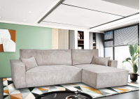 ΚΑΝΑΠΕΣ ΚΡΕΒΑΤΙ ΓΩΝΙΑ ΑΝΑΣΤΡΕΨΙΜΗ ΜΕ ΑΠΟΘΗΚΕΥΤΙΚΟ ΧΩΡΟ ΥΦΑΣΜΑ ΑΝΟΙΧΤΟ ΓΚΡΙ