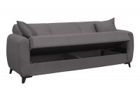 ΚΑΝΑΠΕΣ ΚΡΕΒΑΤΙ 3ΘΕΣΙΟΣ ΜΕ ΑΠΟΘΗΚΕΥΤΙΚΟ ΧΩΡΟ ΥΦΑΣΜΑ ΓΚΡΙ