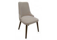 ΚΑΡΕΚΛΑ ΞΥΛΙΝΗ ΟΞΙΑ WENGE ΜΕ ΥΦΑΣΜΑ ΚΡΕΜ