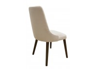 ΚΑΡΕΚΛΑ ΞΥΛΙΝΗ ΟΞΙΑ WENGE ΜΕ ΥΦΑΣΜΑ ΚΡΕΜ