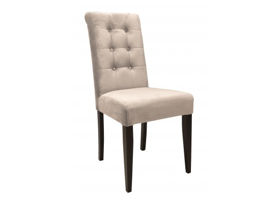 ΚΑΡΕΚΛΑ ΞΥΛΙΝΗ ΟΞΙΑ WENGE ΜΕ ΥΦΑΣΜΑ ΚΡΕΜ