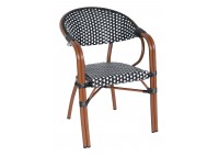 ΠΟΛΥΘΡΟΝΑ ΑΛΟΥΜΙΝΙΟΥ ΚΑΡΥΔΙ - WICKER ΑΣΠΡΟ - ΜΑΥΡΟ