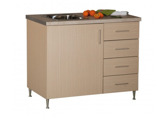 ΝΤΟΥΛΑΠΙ ΒΑΣΕΩΣ ΚΟΥΖΙΝΑΣ ΜΕ 1 ΠΟΡΤΑ & 4 ΣΥΡΤΑΡΙΑ