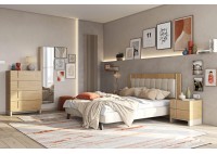 ΣΥΡΤΑΡΙΕΡΑ LIGHT OAK - CREAM BEIGE ΜΕ 4 ΣΥΡΤΑΡΙΑ