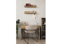 ΓΡΑΦΕΙΟ ΜΕ ΣΥΡΤΑΡΙ LIGHT OAK - CREAM BEIGE