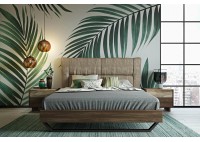 ΚΡΕΒΑΤΙ ΔΙΠΛΟ ΔΕΡΜΑΤΙΝΗ ΜΠΕΖ ΓΙΑ ΣΤΡΩΜΑ 160Χ200