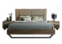 ΚΡΕΒΑΤΙ ΔΙΠΛΟ ΔΕΡΜΑΤΙΝΗ ΜΠΕΖ ΓΙΑ ΣΤΡΩΜΑ 160Χ200